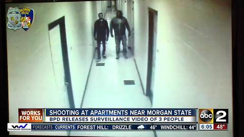 Shooting at apartments near Morgan State