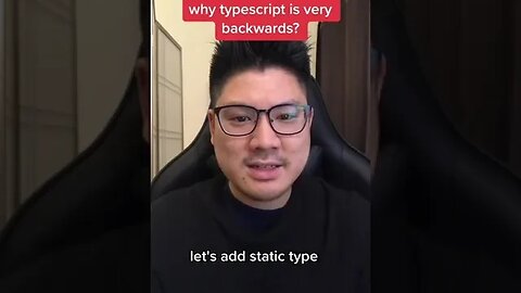 Why is typescript backwards?