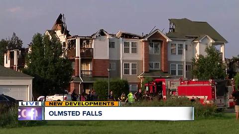 Three injured in fire at Olmsted Falls apartment complex