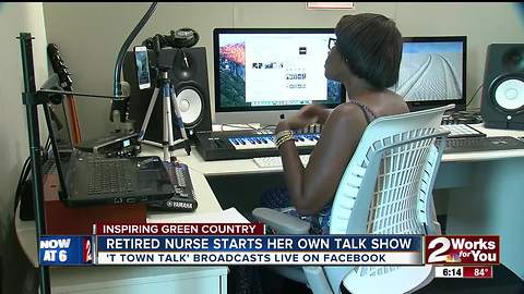 Retired nurse starts her own talk show