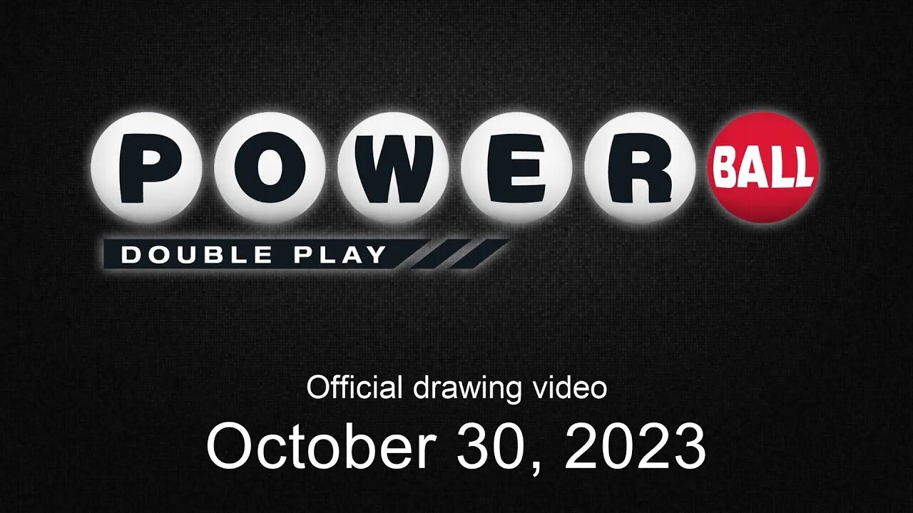 Powerball Double Play drawing for October 30, 2023
