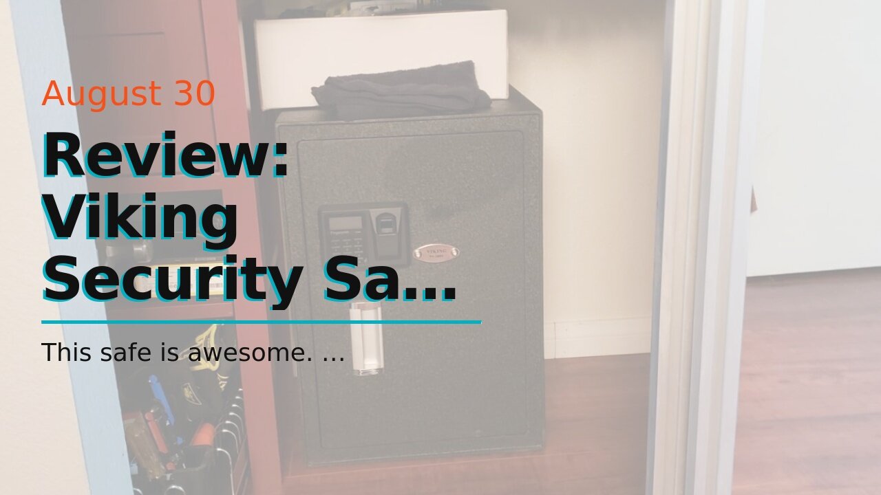 Review: Viking Security Safe VS-50BLX Large Biometric Safe Fingerprint Safe