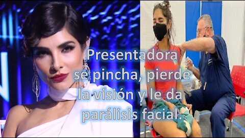 Alejandra Espinoza se pincho con Fiser y ahora sufre fuertes secuelas.