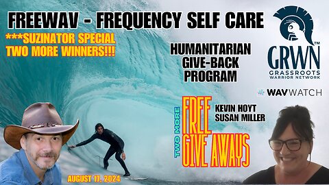 FREEWAV: Free frequency tool humanitarian program - more winners!