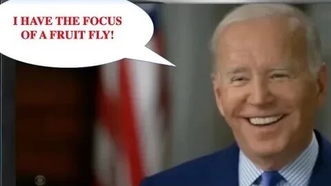 Biden Has The Focus of a Fruit Fly (host K-von agrees)