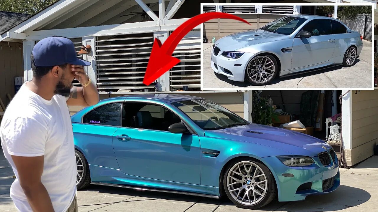 Wrapping Over Primer BMW M3 | Another Paradox Wraps Color!