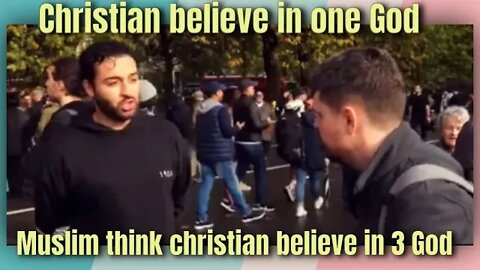 Muslim thinks Christian believe in 3 God - Bob
