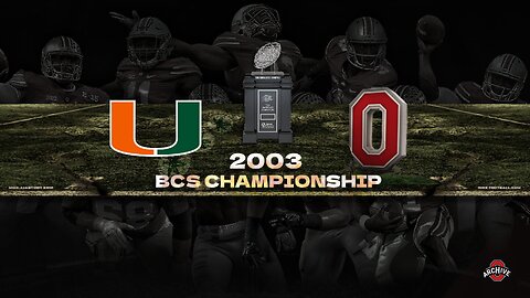 Ohio State vs Miami || 2003 BCS National Championship 🏆 (01.03.2003) [Full Game]