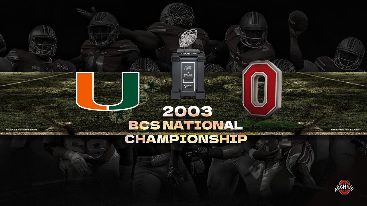 Ohio State vs Miami || 2003 BCS National Championship 🏆 (01.03.2003) [Full Game]