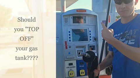 Should you "TOP OFF" your cars gas tank????