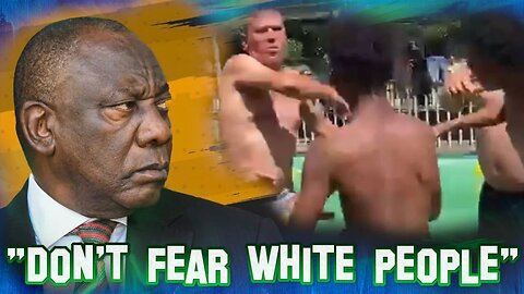 President Ramaphosa Speaks Out After BIack Teens At Swimming Pool Video Goes Viral