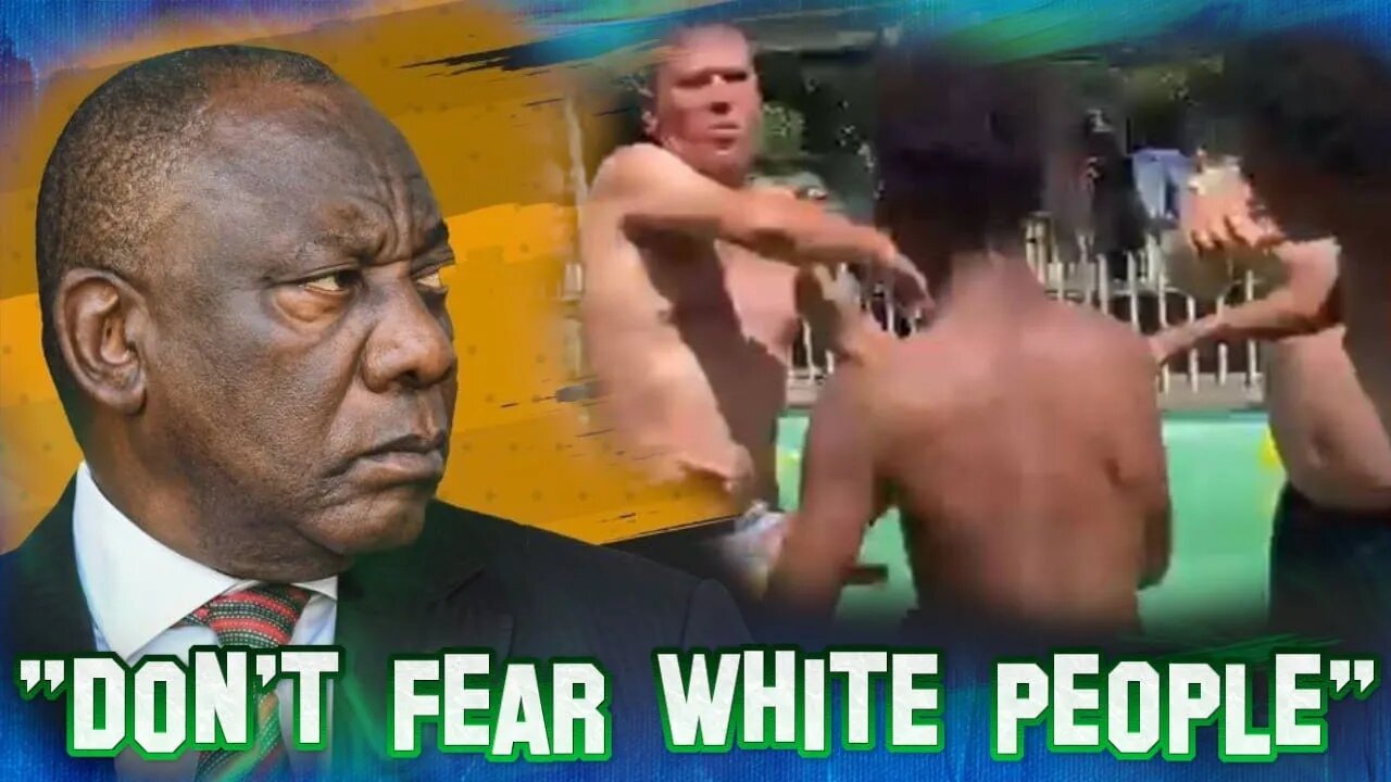 President Ramaphosa Speaks Out After BIack Teens At Swimming Pool Video Goes Viral