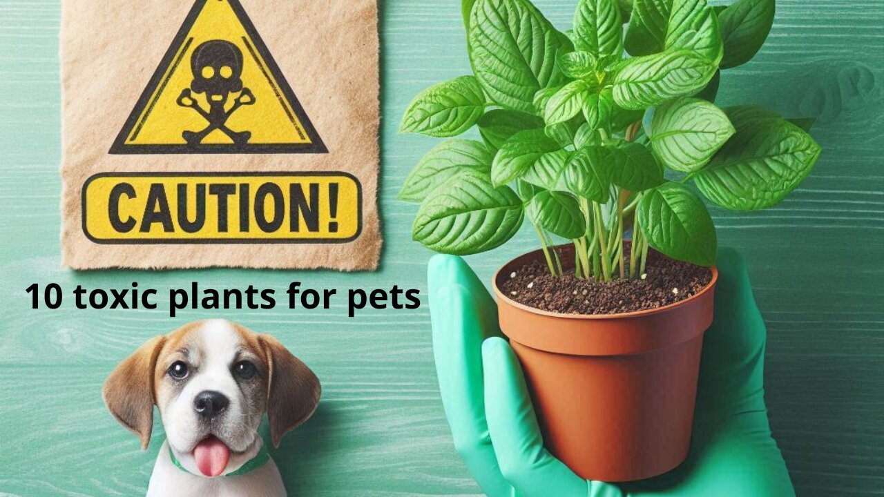 10 plants that are toxic to pets.