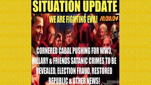 SG Anon. Juan O Savin ~ Situation Update 10/23/24 ~ Restored Republic > Judy Byington- Q+ White Hats