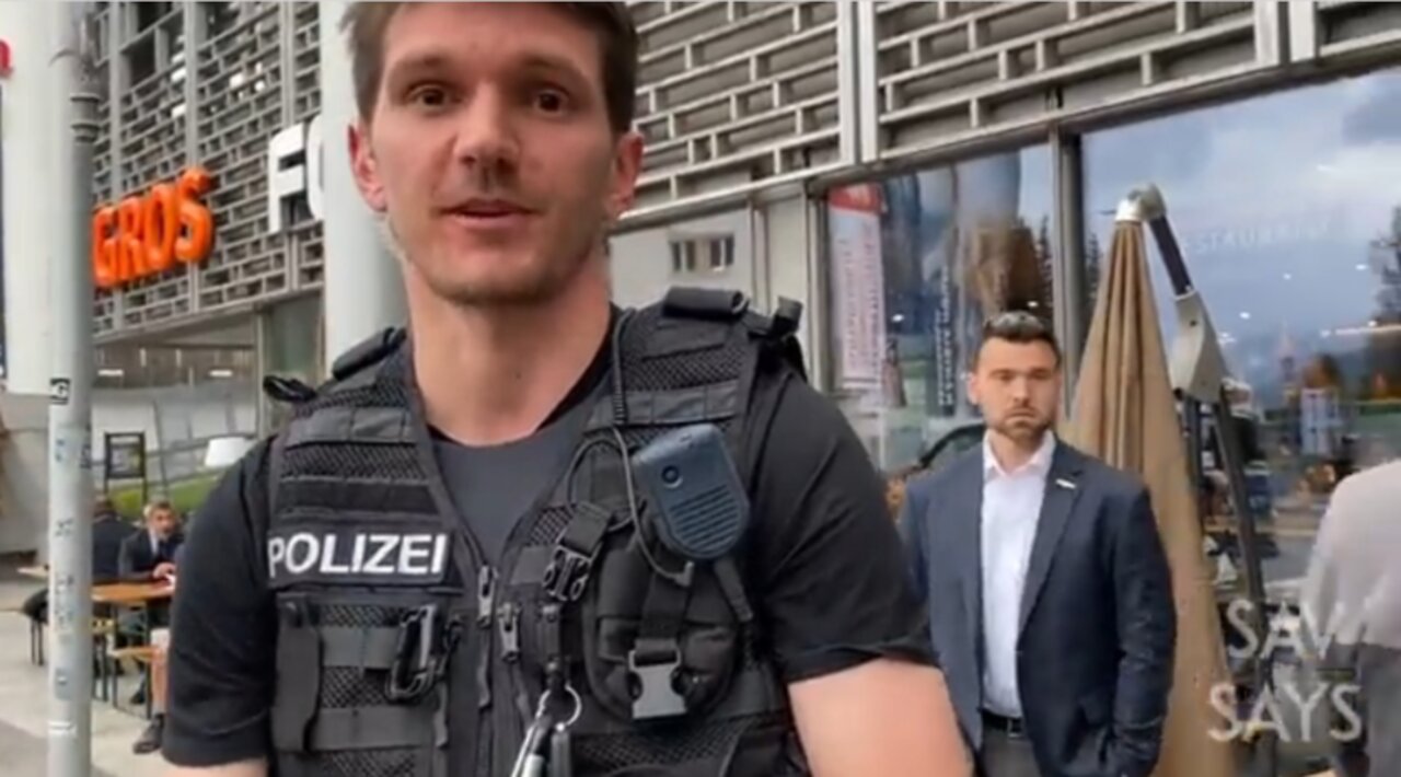 Jack Posobiec detained: WEF Davos is guarded same was as Hitler´s "Wolf Lair"