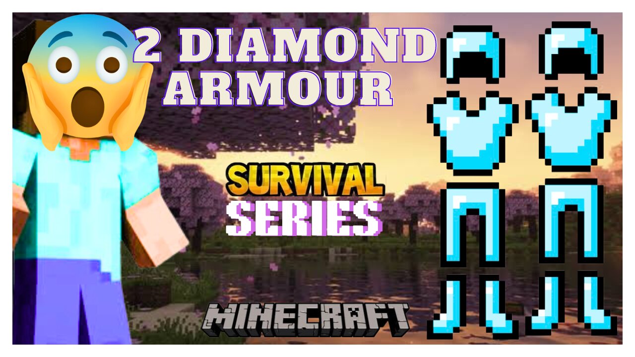 Finally, I have 2 diamond armour in my survival world minecraft survival series, 78 diamond in hindi