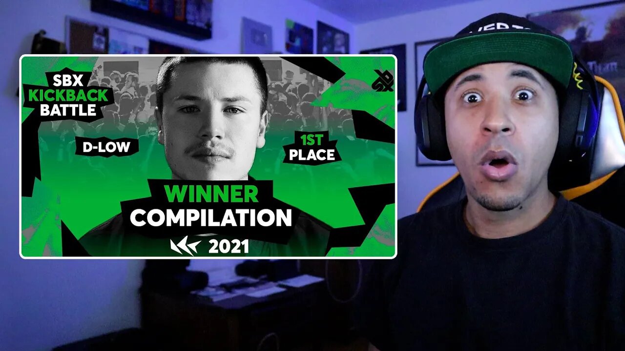 D-low | Winner's Compilation | SBX KICKBACK BATTLE 2021 (Reaction)