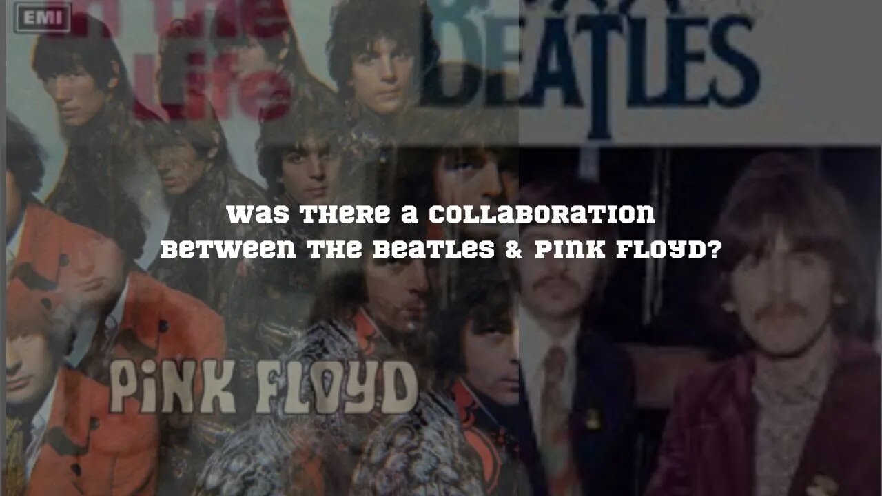 Both bands at Abby Road Studio Was There a Collaboration Between the Beatles & Pink Floyd? #shorts