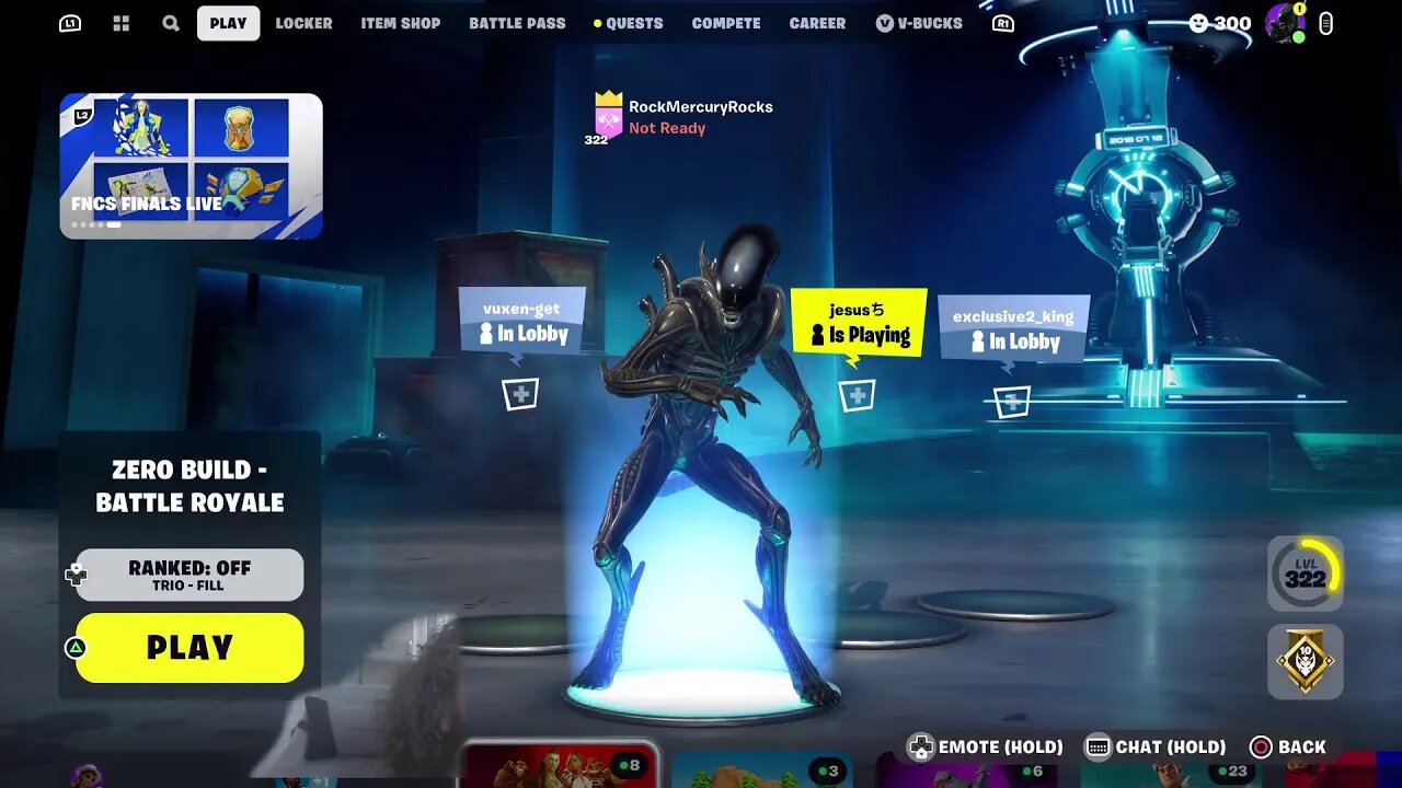 Fortnite with Rock Mercury