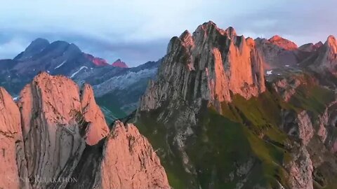 The Alps 4K 60 Minute Relaxation Film with Calming Music ++++ 2