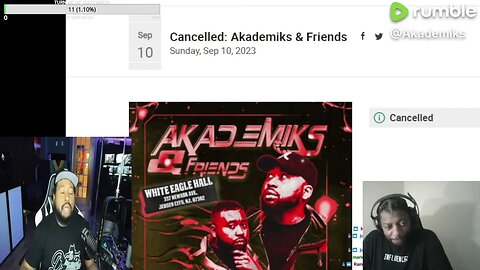 Akademiks show GETS CANCELLED AGAIN!!