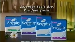 2000's Serenity Pads Commercial "Milf Meeting Men At The Flower Shop" (2005)