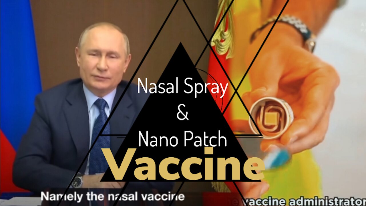 Nano Patch & Nasal Spray Vaccine, Conspiracies No More