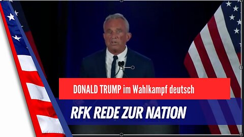 RFK gibt auf - Volle Rede an die Nation.