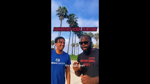 Honoring Your Decision #dayodman #honor #decide #eeyayyahh #motivation