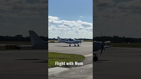 This is a good friend who took his Mom for a flight #aviationlover #airplanesdaily #airplane #eaa