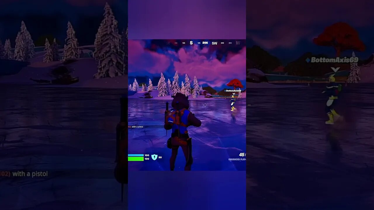 Ice is Slippery in Fortnite