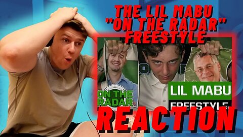 SKINNY WHITE BOY CAN RAP!! The Lil Mabu "On The Radar" Freestyle((IRISH REACTION!!))