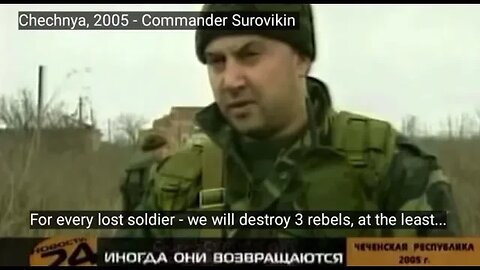 Not his first rodeo..."General Armageddon" in Chechnya