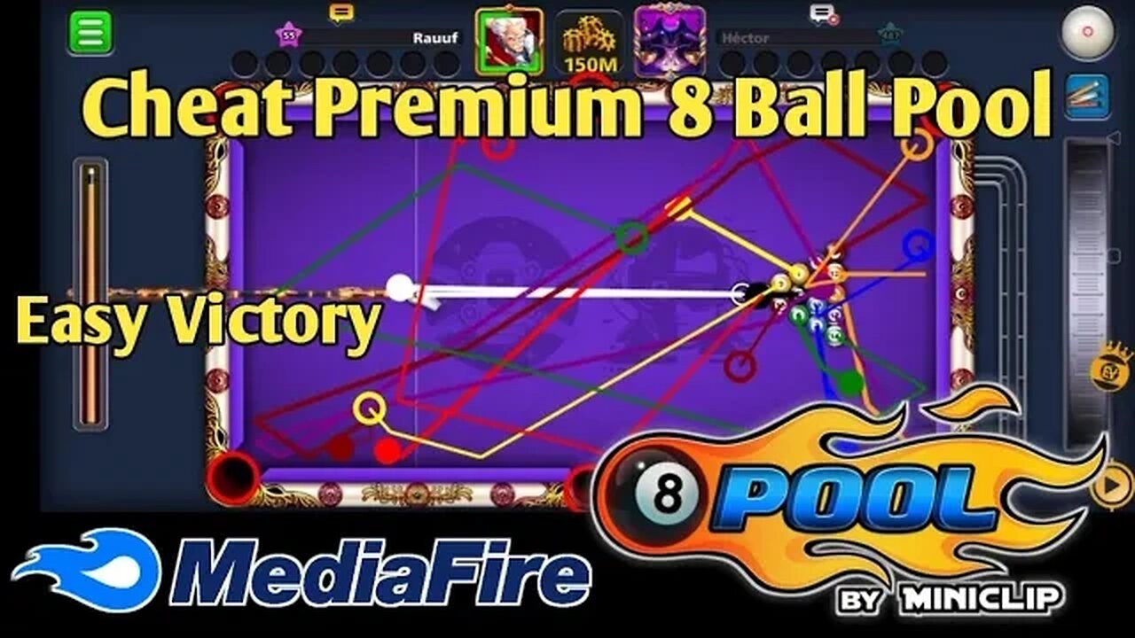 GARIS PANJANG OTOMATIS 8 Ball Pool Update Terbaru No Root Anti Banned