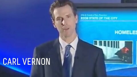 Newsom wishes this video was lost…