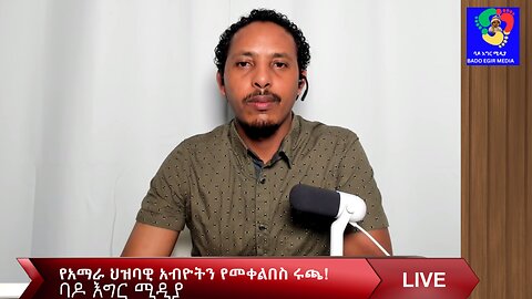 የአማራ ህዝባዊ አብዮትን የመቀልበስ ሩጫ!