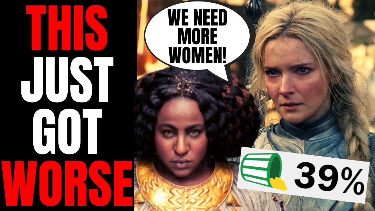 It Gets WORSE For Rings Of Power! | Amazon Will Have ALL FEMALE Directors For Season 2 Of Woke Trash