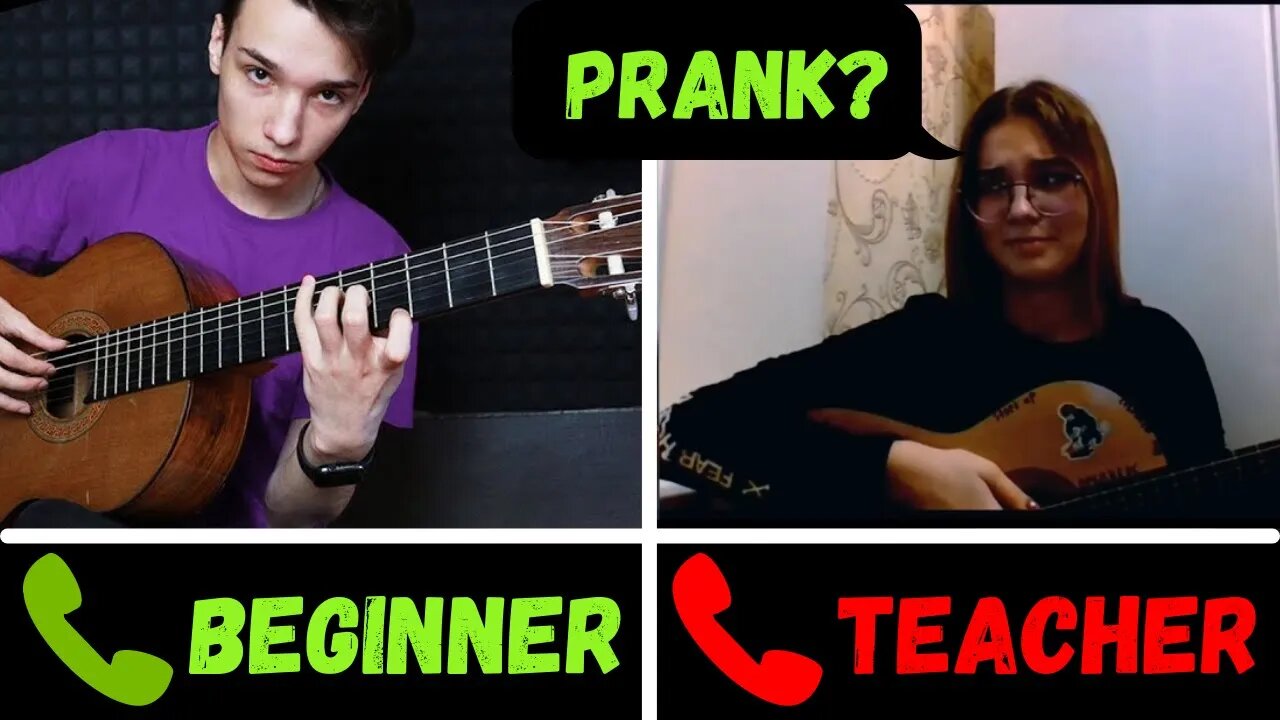 A GUITARIST pretends to be a BEGINNER WITH FOREIGN GUITAR TEACHERS #4