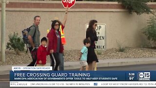 Free Crossing Guard training will take place virtually on July 30