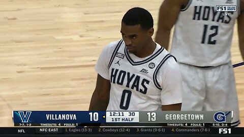 Georgetown G Brandon Murray throws down monster dunk vs Villanova