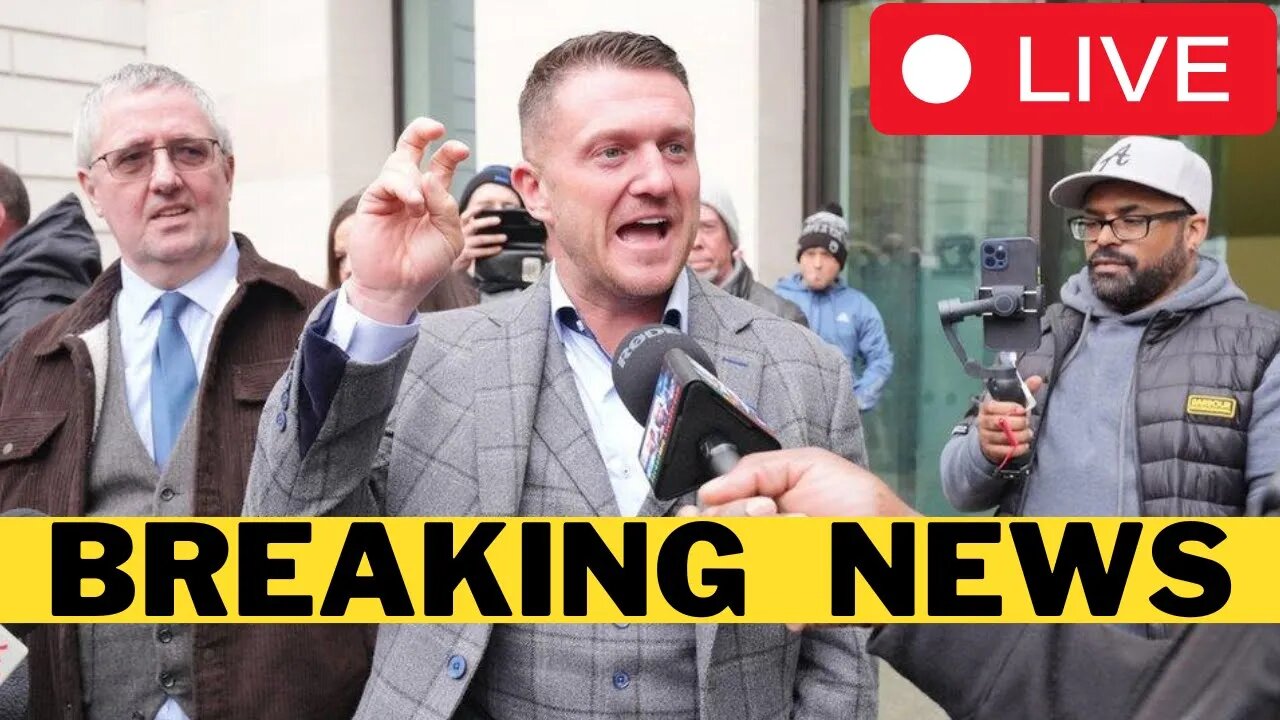 🚨 BREAKING: Tommy Robinson Surrenders Himself To Police
