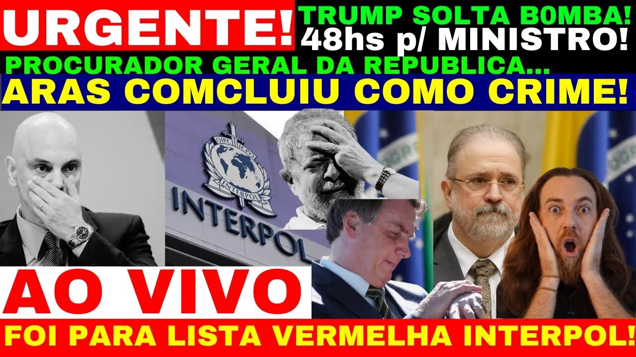 URGENTE! NOME DELE FOI PARA LISTA DA INTERPOL AGORA TRAMP SOLTA B0MBA AO VIVO 48hs P/ EXPLICAÇÕES OU