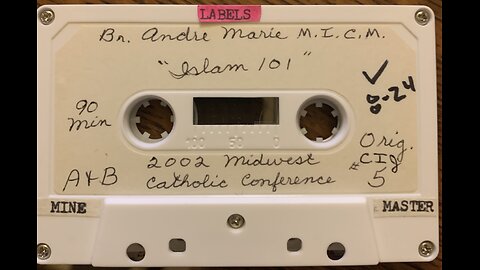 Brother Andre Marie, MICM "Islam: 101" (audio 2 of 2)