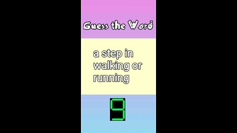 Guess the Word | English | Level 1