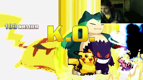 Pokemon Characters (Pikachu, Gengar, Snorlax, And Mew) VS Superman In An Epic Battle In MUGEN