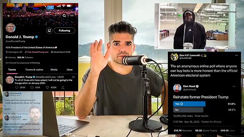 Josh Lekach: Donald Trump BACK on Twitter & Kanye/Miło Running for President?