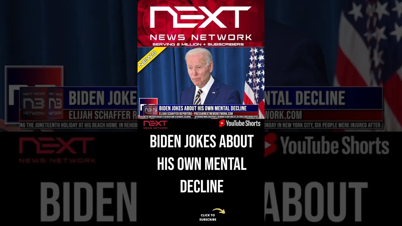 Biden Jokes About His Own Mental Decline #shorts