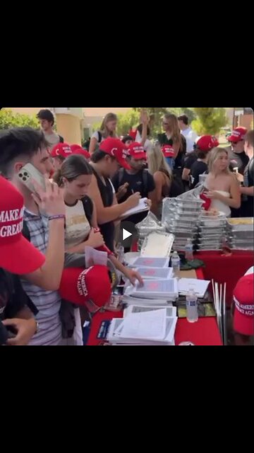 KAMALA'S WORST NIGHTMARE: Video was just sent to me of hundreds of college students...