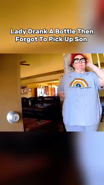 Leftwing drunk forgets kids at school and gets busted by the cops: