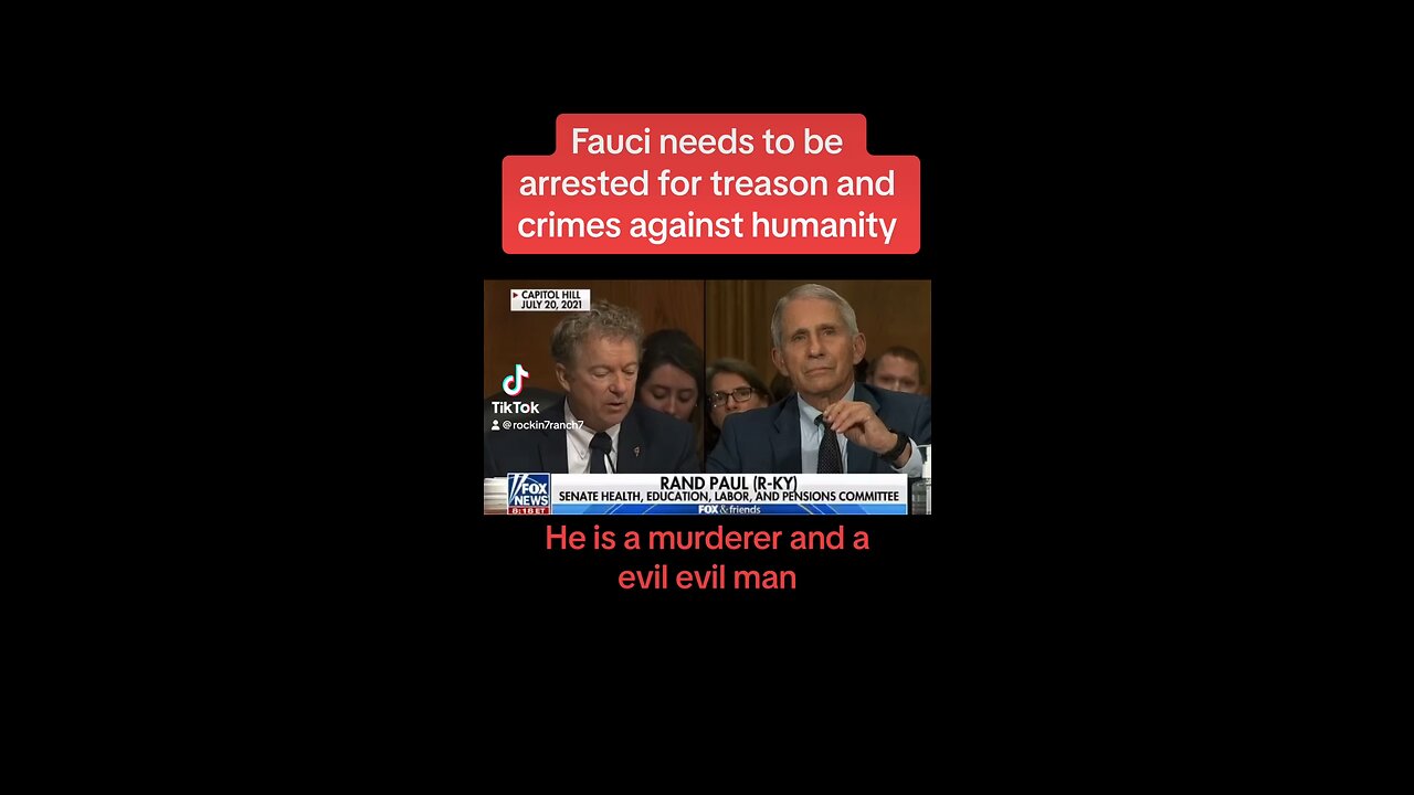 Rand Paul VS Fauci